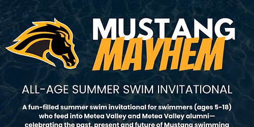 2nd Annual Mustang Mayhem Swim Invitational