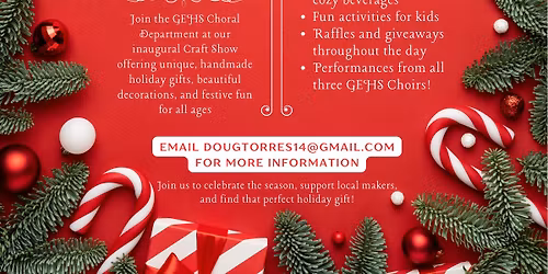 Inaugural Greenbrier East Choral Department Holiday Craft Fair