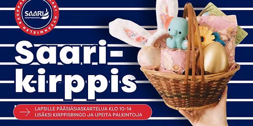 Saarikirppis 28.3. lauantaina