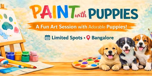 Paint With Puppies By Little Flower