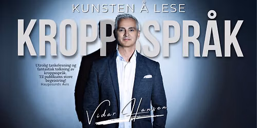 Vidar Hansen \u2013 Kunsten \u00e5 lese kroppsspr\u00e5k