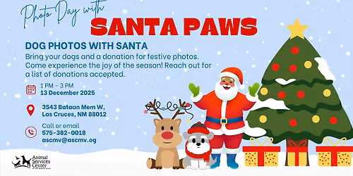 Photo Day with Santa Paws
