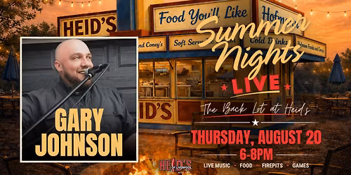 Live Music: Gary Johnson
