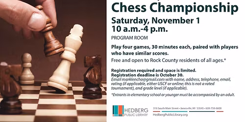 Rock County Chess Championship