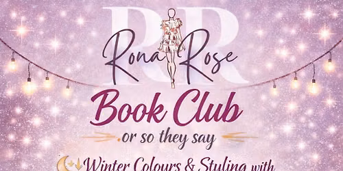 Rona Rose Book Club with Sarah Calvert 