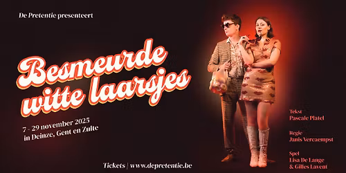 Besmeurde witte laarsjes - Tinnenpot Gent