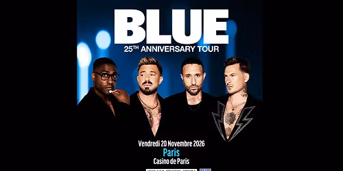 BLUE | Casino de Paris, Paris - 20 novembre 2026
