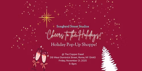 "Cheers to the Holidays!" Holiday Pop-Up Shoppe