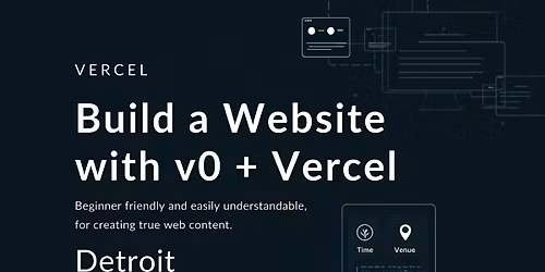 Build a Website with in a day - v0 + Vercel \u2014 Beginner Workshop
