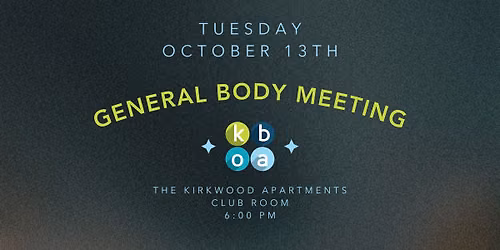 KBOA Quarterly General Meeting