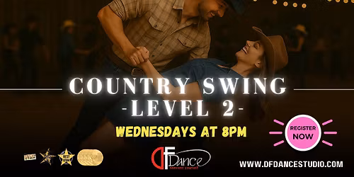 Level 2 Country Swing on Wednesdays!\ud83e\udd20\ud83c\udf89Starting 11\/5\ud83d\udc83