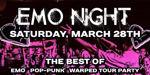 EMO NIGHT ft. Flicker\/\/Fade Live Emo Band Night (BOWLING GREEN)