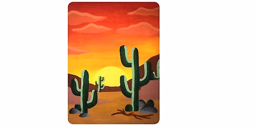Calgary\u2019s Paint & Sip Experience at Raw Canvas: Level 1 - Easy