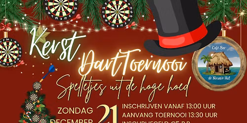 Kerst Darttoernooi - Spelletjes uit de hoge hoed