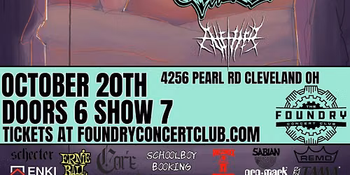 Tallah\/Fight From Within\/Kodama\/Chalked\/Burialgrounds\/InEther @ The Foundry Concert Club