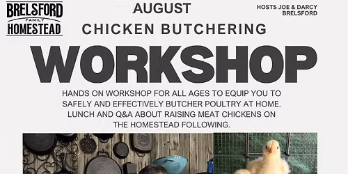 Chicken Butchering Workshop