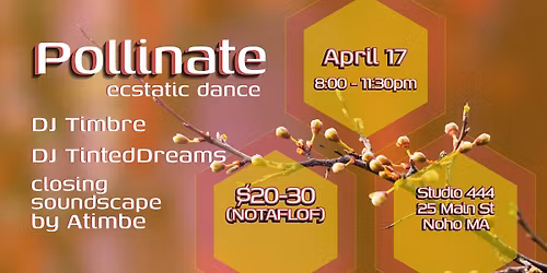 Pollinate Dance | Apr 17 | Noho, MA | ft. Timbre & TintedDreams