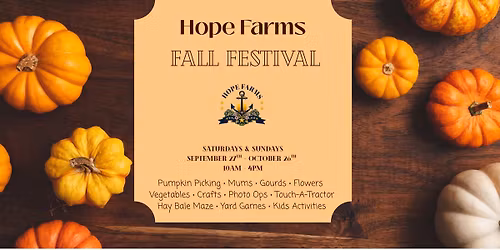 Hope Farms Fall Festival