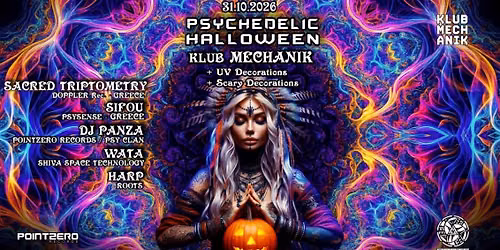 PSYCHEDELIC HALLOWEEN RAVE by PointZero @Mechanik Warszawa