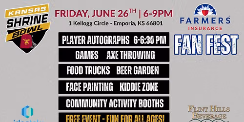 Kansas Shrine Bowl Farmers Insurance Fan Fest