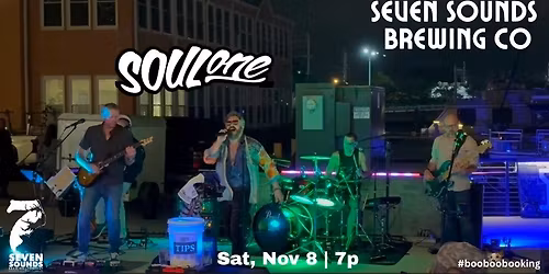 \ud83c\udfb6 SOULone Live at Seven Sounds \u2013 Sat, Nov 8 @ 7PM \ud83c\udfb6