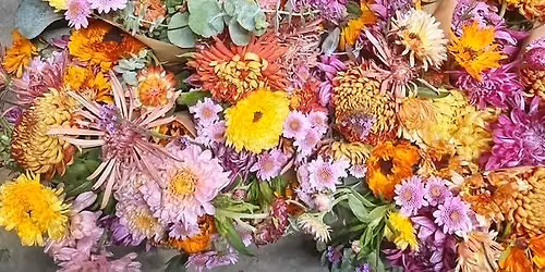 Summer Solstice Flower Arranging Class featuring Local Seasonal Flowers + Wine, Charcuterie, Cheese