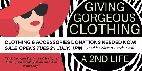 Fashion show & 2nd life clothing sale