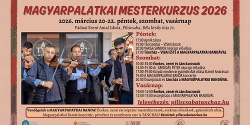 MAGYARPALATKAI MESTERKURZUS PILISCSABÁN – 2026 🎻🕺💃😍