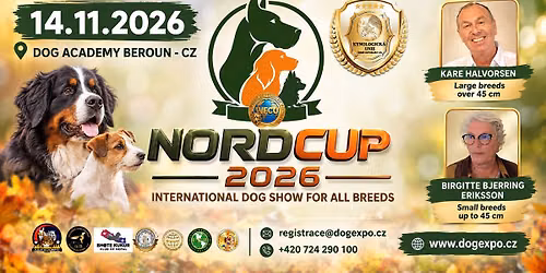NORDCUP 2026 - INTERNATIONAL DOG SHOW FOR ALL BREEDS