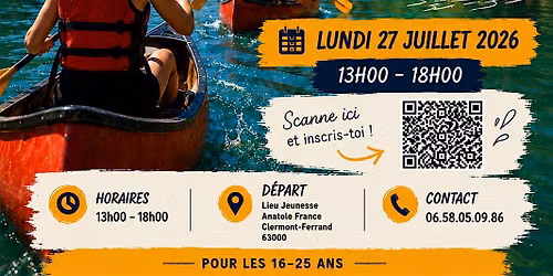 Sortie jeunesse CANOE KAYAK 27\/07