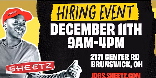 Sheetz Hiring Event - Brunswick, OH