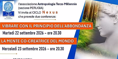 Ciclo di conferenze "NEXUS" - A.T.M.-sezione Perugia