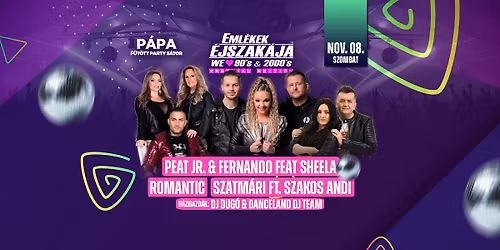 Eml\u00e9kek \u00c9jszak\u00e1ja\u2122 \/\/ P\u00e1pa \/\/ Nov.08. \/\/ F\u0171t\u00f6tt partys\u00e1tor