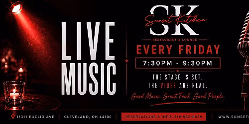 LIVE MUSIC EVERY FRIDAY WITH THE GOOD COLLECTIVE BAND