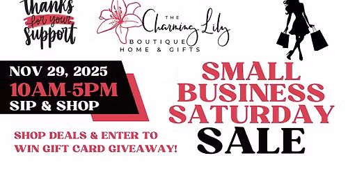 Small Business Saturday Sip & Shop