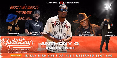 Saturday Night Soul vol 1: Anthony Q and Friends Live