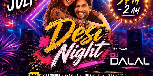 O\u2019NEILL\u2019S PRESENTS: THE ULTIMATE DESI NIGHT