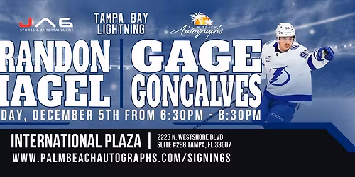 BRANDON HAGEL & GAGEGONVALVES - Public Signing at the ***NEW*** Tampa Store!
