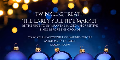 Twinkle & Treats: The Early Yuletide Market