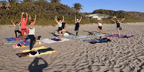 NEW YEARS Beach Yoga by the Civic Center in Jupiter