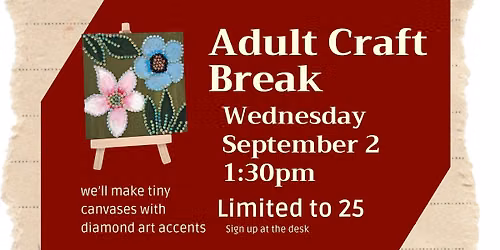 Adult Craft Break