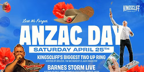 ANZAC DAY \ud83c\udf39 at the Kingscliff Beach Hotel