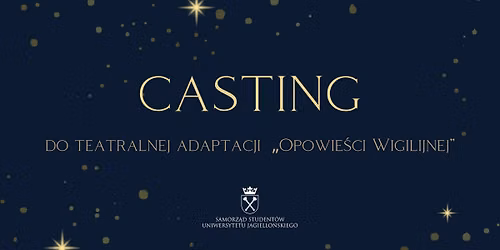 Opowie\u015b\u0107 Wigilijna | Casting do teatralnej adaptacji