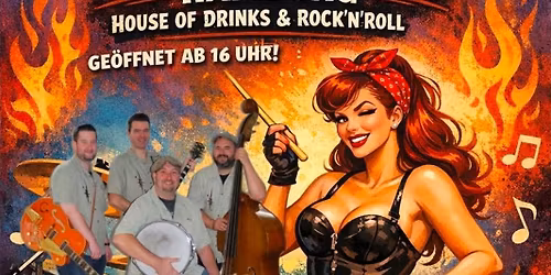 Rebel Ted Party mit "Mace Sharp & the Halebops" live on stage