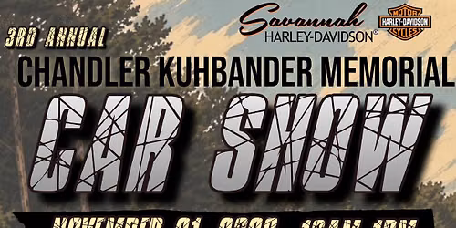 3rd annual Chandler Kuhbander memorial car show