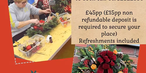 Wreath class at the white hart \ud83c\udf84\ud83c\udf84\ud83c\udf84