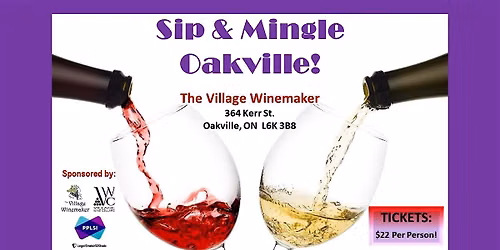 Sip and Mingle Business Networking Social - Oakville!