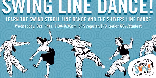 Lindy Hop\/West Coast Swing Line dances! Swing Stroll & Shivers