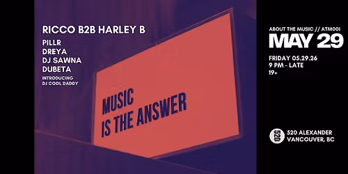 Music Is the Answer: ATM001
