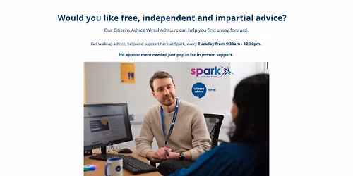 Walk Up Advice Session at Spark